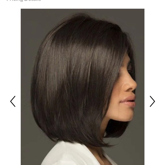 Lace front wig. Jamison "chocolate smoke" - Picture 10 of 11